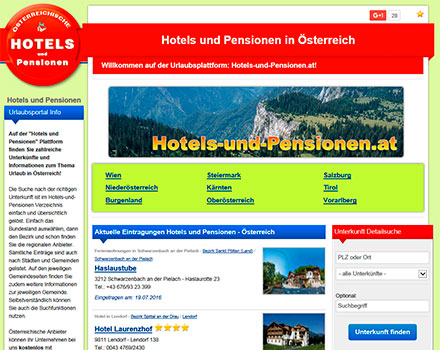 Hotels und Pensionen