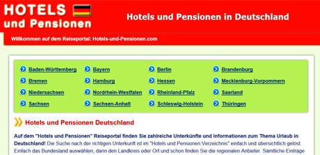 Hotels und Pensionen Deutschland 2015