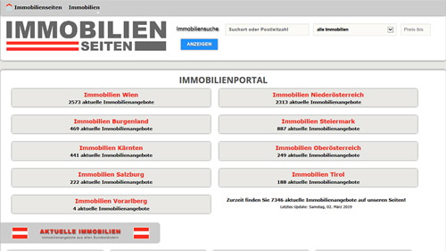 Immobilienseiten Immobilienportal